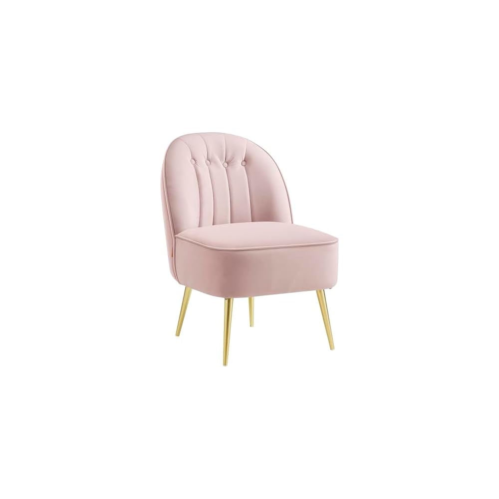 VASAGLE Accent Chair, PU Leather Armchair, Button Tufted, Thick Cushion