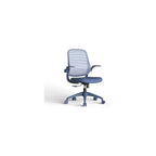 Green Ergonomic Office Chair 500lb Heavy Duty, Mesh Desk Chair for Home Office, Mid Back Computer Chair with Flip-up Arms, High Density Molded Foam Seat with Adjustable Height, Fireproof (Green)