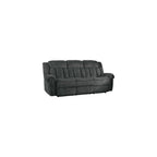Homelegance 9901CC-3 Double Reclining Sofa, Gray, Fabric