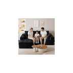 Memory Foam 94" Sectional Couches for Living Room, Modular Sectional Sofa with L-Shape Chaise, Cloud Couch, Fluffy Couch with Bed Pillows for Sleeping