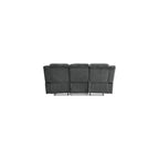 Homelegance 9901CC-3 Double Reclining Sofa, Gray, Fabric