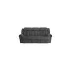 Homelegance 9901CC-3 Double Reclining Sofa, Gray, Fabric