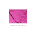 VOCOOL Double Layer Chaise Lounge Pool Chair Cover Beach Towel Fitted Elastic Pocket Won't Slide 85" L x 30" W-Pink