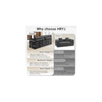 78" 5-in-1 Convertible Sofa Bed, Corduroy Tri-Fold Sleeper Couch, Black